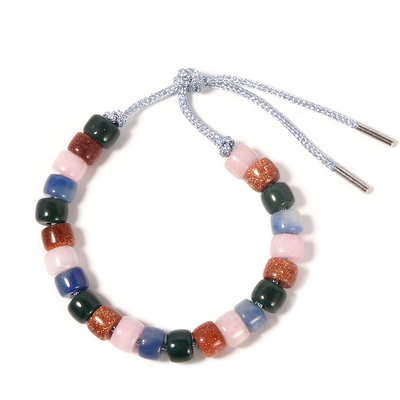 Сертификат цвета ISO9001 смеси браслетов Unisex золота закрытия фермуара каменный