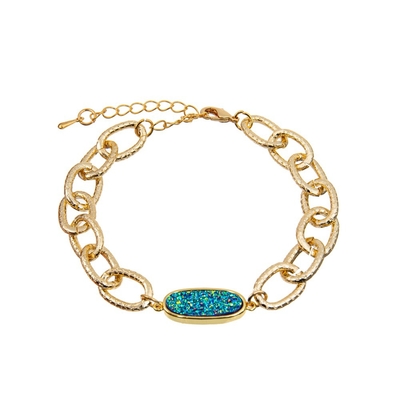 Браслет 15g шарика Druzy смолы Multicolor с размером цепи расширения регулируемым