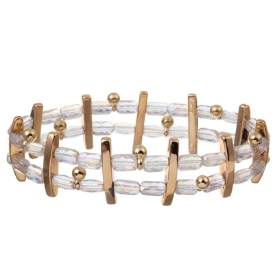 Лакомство Кристл Handmade Stackable шарика семени браслета мини стеклянного Stretchy